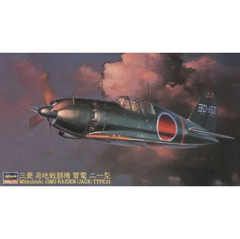 Plastikový model J2M3 Raiden (Jack) Type21 Hasegawa 09145 v měřítku 1/48