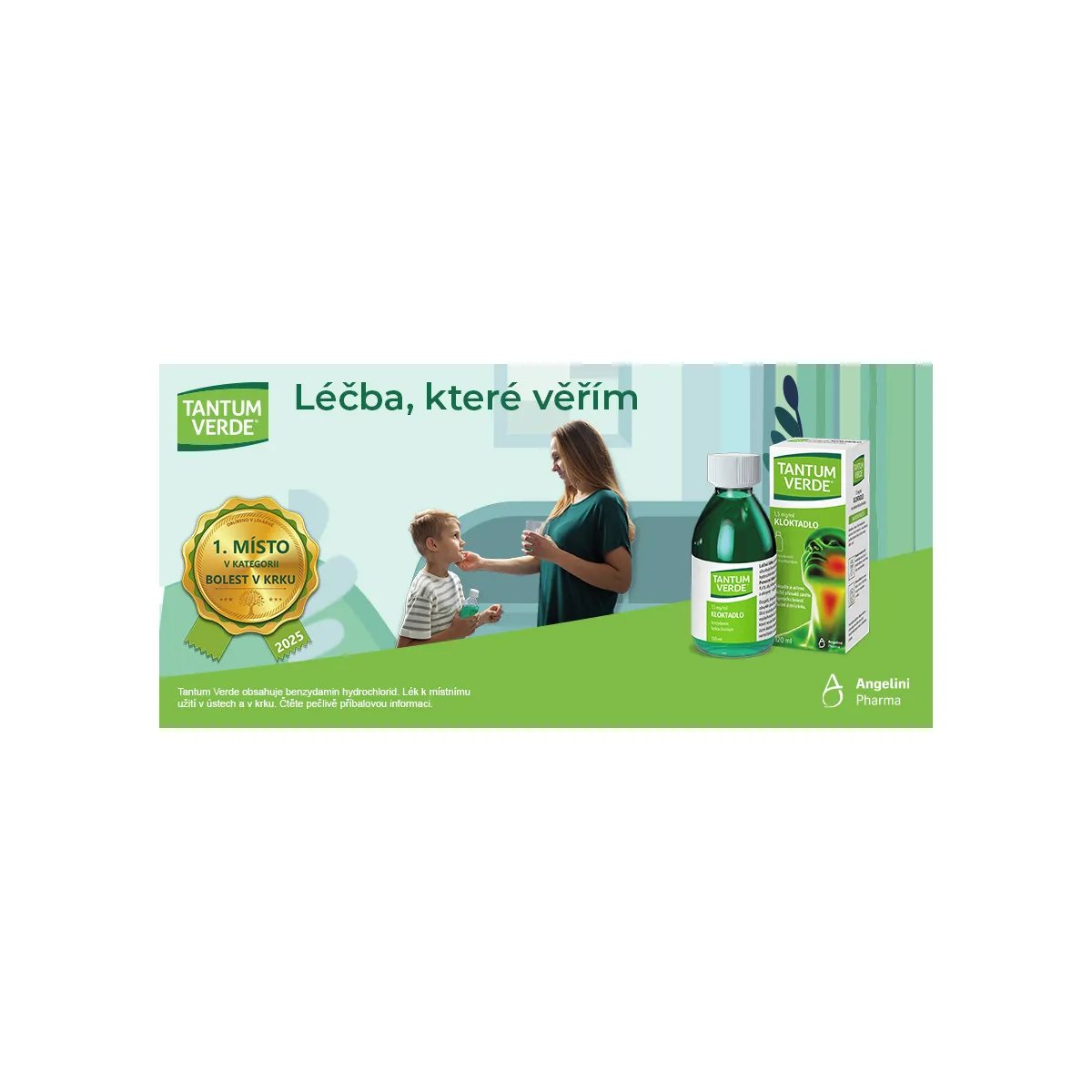 banner kloktadla Tantum Verde 120 ml
