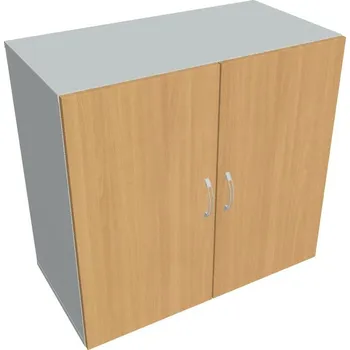 Policová skříň Skříň dveřová D 2 80 01 - BUK , ŠEDÁ