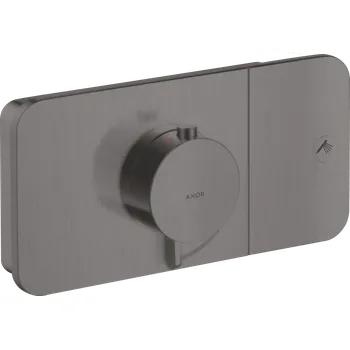 Vodovodní baterie Axor One - Modul termostatu pod omítku pro 1 spotřebič, kartáčovaný černý chrom 45711340
