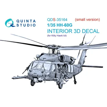 Plastikový model 1/35 HH-60G Pave Hawk 3D&col.Int.(KITTYH) SMALL