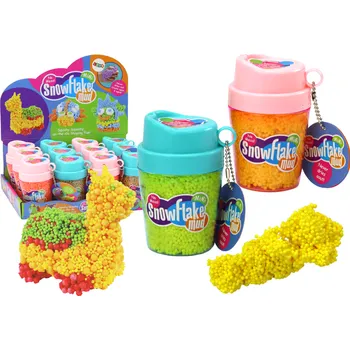 Modelovací hmota LEAN Toys Sguishy polystyrenové koule ve žlutém poháru