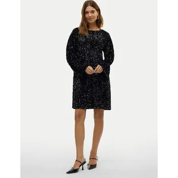 Oblečení a móda Vero Moda Koktejlové šaty Etta 10317153 Černá Relaxed Fit M