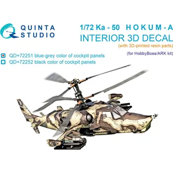 Plastikový model 1/72 Ka-50 (blue-grey panels) col.Int.(HOBBYB/ARK)