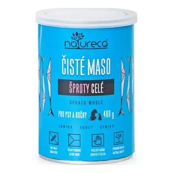 Krmivo pro psa NATURECA konz. šproty celé pro kočky, pro psy 400g