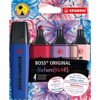 STABILO Boss NatureColors Wildflowers 4 ks
