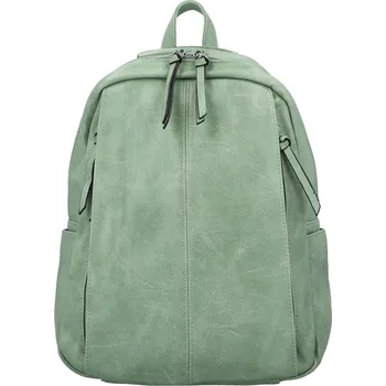 Městský batoh Stylový dámský koženkový kabelko/batoh Cedra new, modrozelený