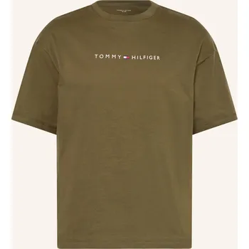 Pánské tričko Tommy Hilfiger Pánská Noční Košile, olivová, 48