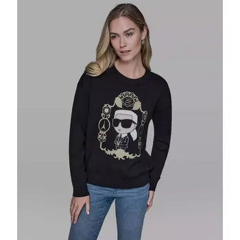 Dámský svetr KARL LAGERFELD dámský svetr ROCOCO L