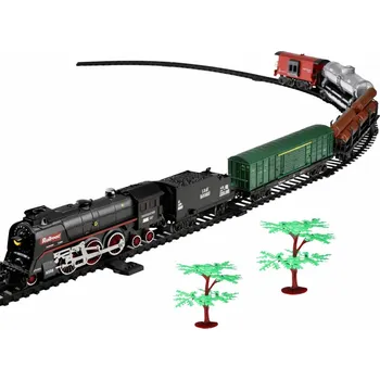 Hračka LEAN Toys 27913 Steam Train 620B parní vláček se světly, zvuky a dýmem