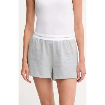Pánské kraťasy Společenské bavlněné šortky Calvin Klein Underwear LV00QS7517 šedá 90M, vel. XL