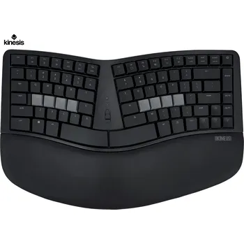 Klávesnice Kinesis mWave for PC Mechanical Linear Keyboard drátová a Bluetooth klávesnice, Quiet Red (KB150P-LIN)