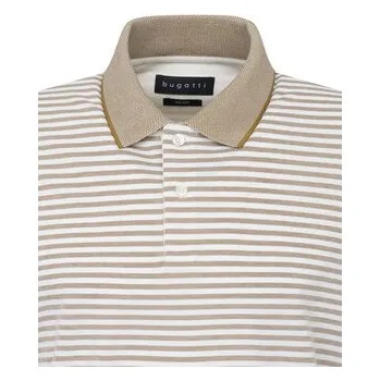 Pánská košile Bugatti Polokošile 8150-75092C Béžová Regular Fit M