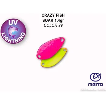 Plandavka Crazy Fish Soar 20mm 1,4g color 29