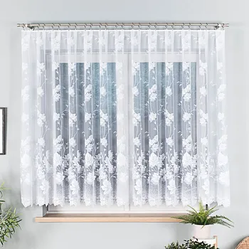 Záclona Kusové záclony Brigida bílá 250 x 150 cm
