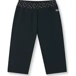 Dámské bavlněné 3/4 legíny - Wolf & Wolfie H2641A, černá / černý pas Barva: Černá, Velikost: 3XL