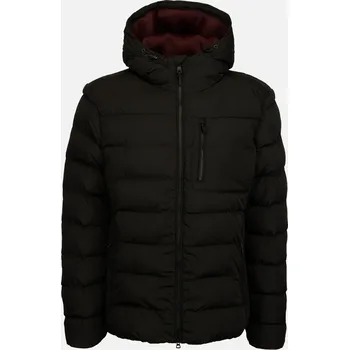 Černá pánská prošívaná bunda Geox Snake - Pánské GEOX černá 3450128