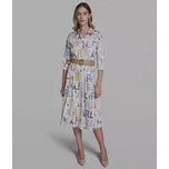 KARL LAGERFELD dámské dlouhé šaty SHORT SLEEVE černé M