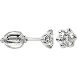 Soliter Náušnice z bílého zlata s krystaly 236 001 00765 07 + 2 měsíce na vrácení zboží