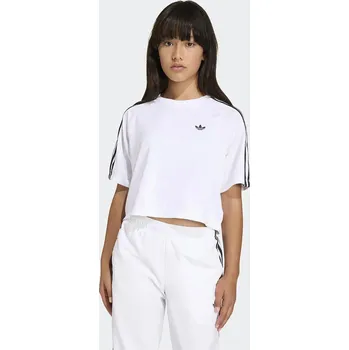 Chlapecké tričko Dětské bavlněné tričko adidas Originals KD7830 bílá 00X, vel. 170