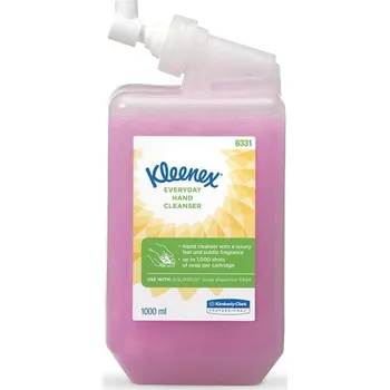 Mýdlo Tekuté mýdlo KLEENEX, růžová, karton = 6 x 1l lahev