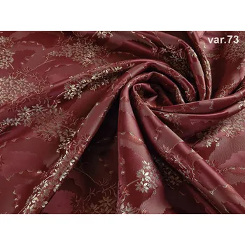 HEDVA ČESKÝ BROKÁT Ondrin 160 krojový brokát LUČINA vínová | 73