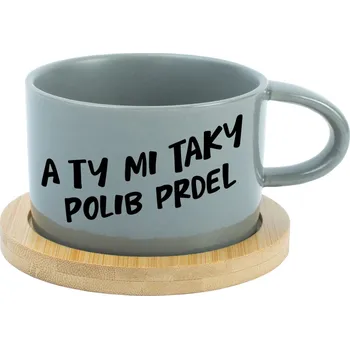 A TY MI TAKY POLIB PRDEL - šedý hrníček makronka 200 ml