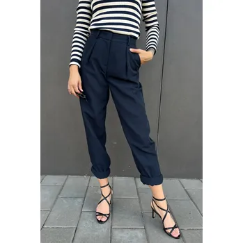 Dámské kalhoty Dámské kalhoty Armani Exchange XW000449AF12750 modré Velikost: 0