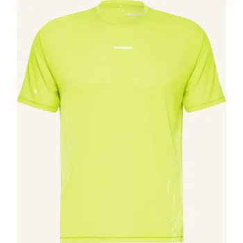 Pánské tričko Salomon Pánské Běžecké Tričko Sense Aero, neonově zelená, S