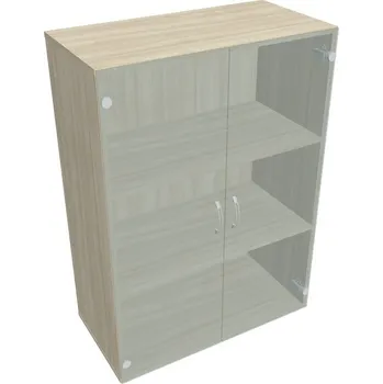 Policová skříň Skříň dveře sklo D 3 80 04 - AKÁT