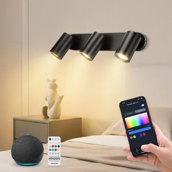 Bodové svítidlo Aigostar - LED RGBW Stm bodové svítidlo MESH 3xLED/4,9W/230V 2700-6500K bílá+DO