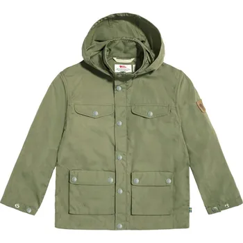 Chlapecká bunda oudoor bunda dětská FJÄLLRÄVEN Kids Greenland Jacket Green - 122