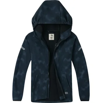 Chlapecká bunda Chlapecká softshellová bunda zateplená fleecem - Wolf & Wolfie B2665, černá Barva: Černá, Velikost: 140