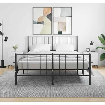 Noční stolek vidaXL Noční stolky 2 ks 40 x 35 x 47,5 cm kompozitní dřevo [827309] Barva: Bílá