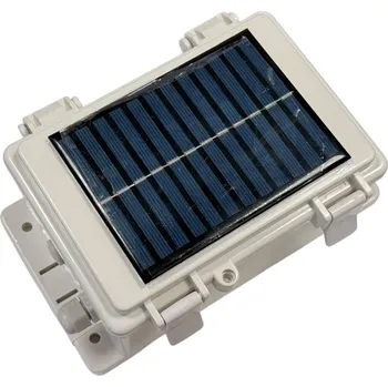 Elektronická stavebnice LaskaKit_cz Plastová krabička voděodolná 197x110x77mm IP68 se solarem 1,32W