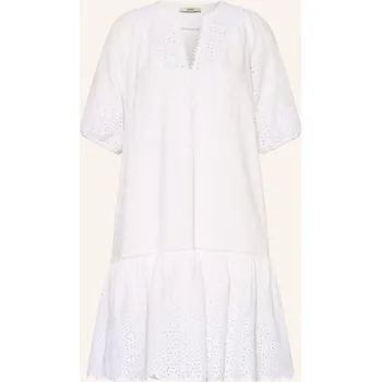 Dámské šaty 0039 Italy Dámské Šaty Maybelin Z Krajky S Otvory, bílá, 42