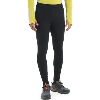 merino leginy pánské ICEBREAKER M Mer Speed Winter Tights BLACK - XL