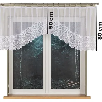 Záclona Kusová záclona Malvína 100x250