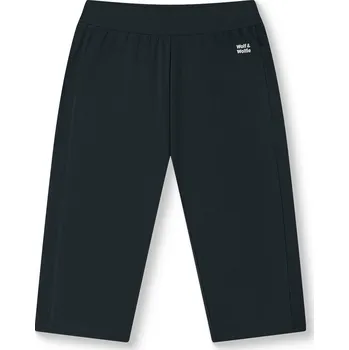 Dámské legíny Dámské bavlněné 3/4 legíny s kapsami - Wolf & Wolfie H2643, černá Barva: Černá, Velikost: XL