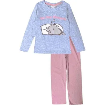 Dívčí pyžamo fashion UK Pyžamo pusheen Barva: Fialová, Velikost: 9