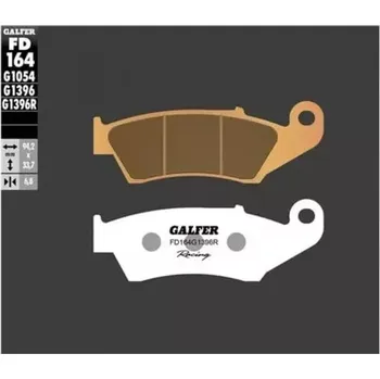 Brzda pro motocykl GALFER destičky brzdové přední RR - BETA RACING