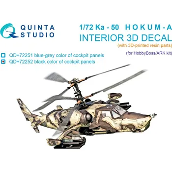 Plastikový model 1/72 Ka-50 (black panels) 3D&col.Int.(HOBBYB/ARK)