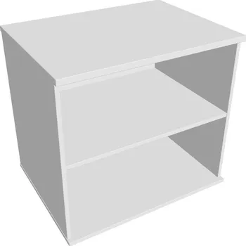 Policová skříň Skříň otevřená stolová SP 80 60 N (léta napříč) - BÍLÁ , BÍLÁ