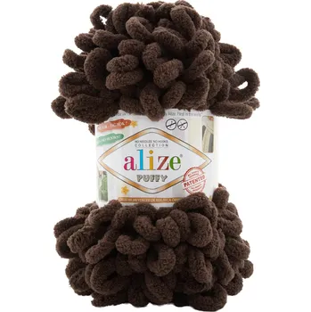 Alize Příze Puffy 26 hnědá