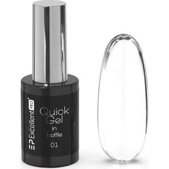 Lak na nehty Excellent PRO Quick Gel v lahvičce 11g 001 Clear