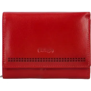 Peněženka Dámská kožená malá peněženka Bellugio Aijva, červená