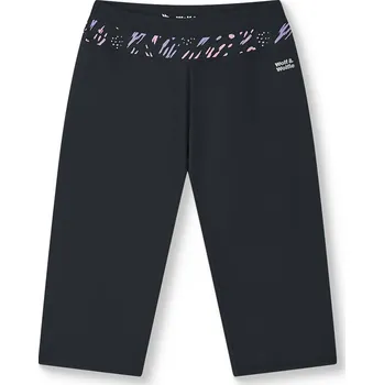 Dámské legíny Dámské funkční 3/4 legíny - Wolf & Wolfie H2642, černá Barva: Černá, Velikost: XL