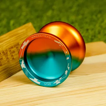 Jojo Magicyoyo YoYo V10 na Fingerspin (MagicYoyo) Barva: Oranžová + Tyrkysová