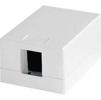 Kancelářská technika Telegärtner síťová zásuvka na omítku nevybavený specifikací 1 port alpská bílá