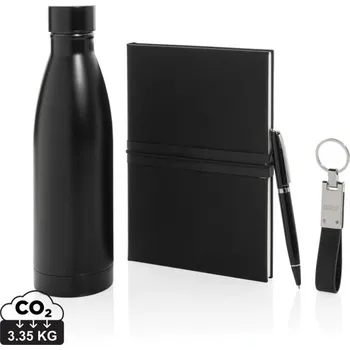 Dárková sada Deluxe Swiss Peak z RCS s lahví na vodu, Firemní dárkové předměty s vlastním potiskem